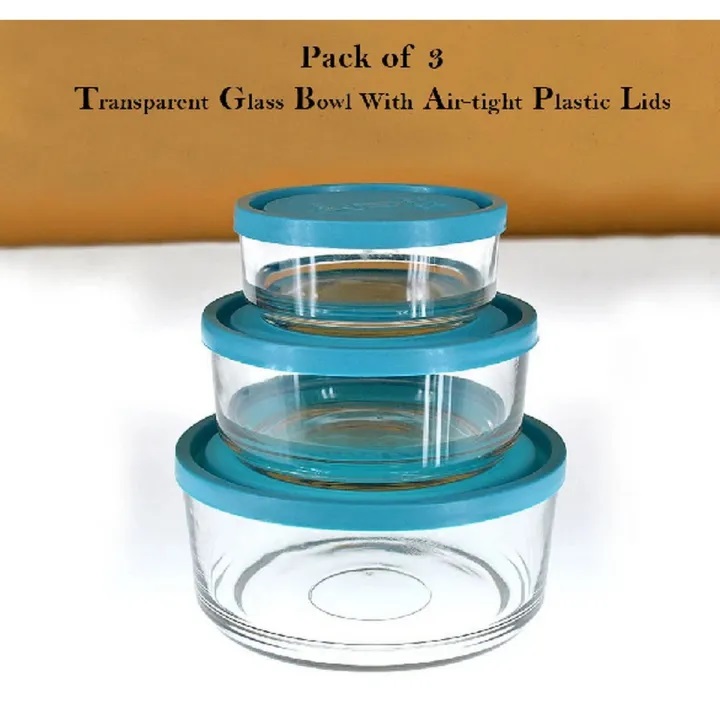 3 piece Glass bowl